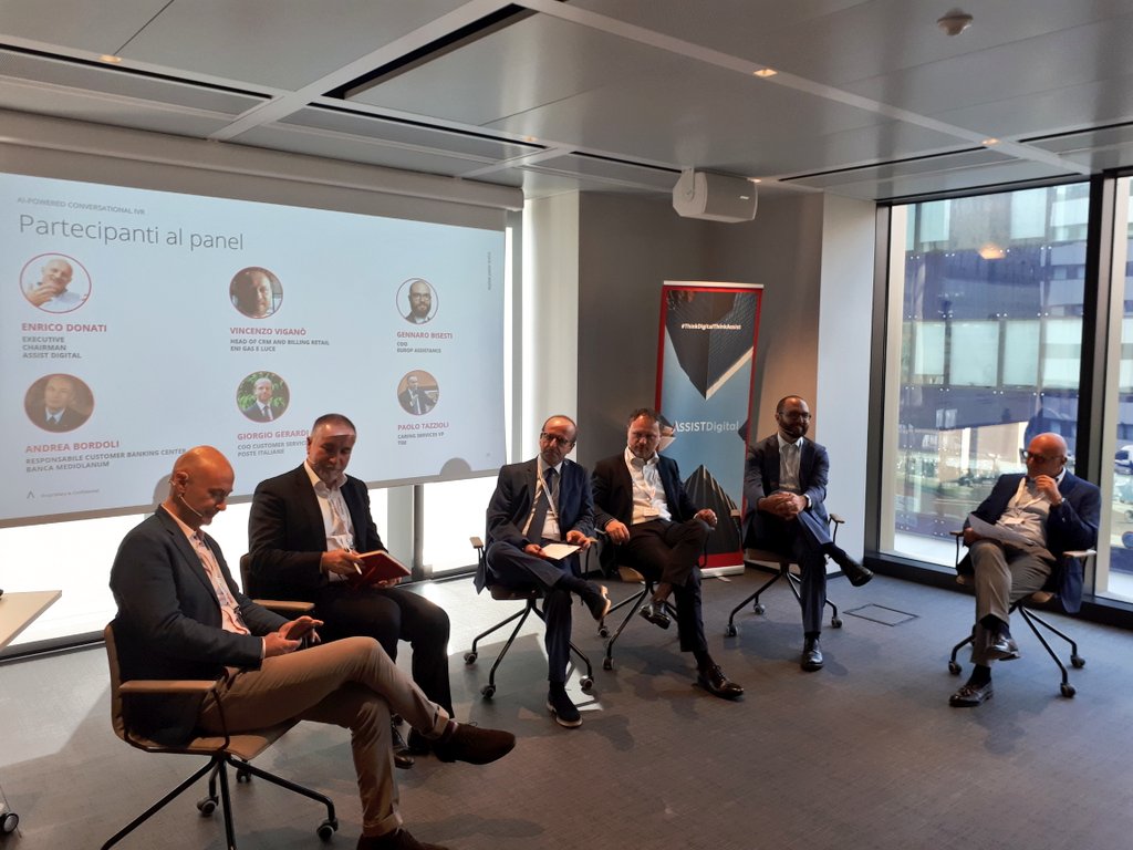 EA_Italia's tweet image. Il nostro COO Gennaro Bisesti al panel &quot;La trasformazione digitale dell&apos;#IVR: l&apos;esperienza di grandi aziende a confronto&quot; @AssistCRM #aprovadifuturo  #workshopIVR #ThinkDigitalThinkAssist