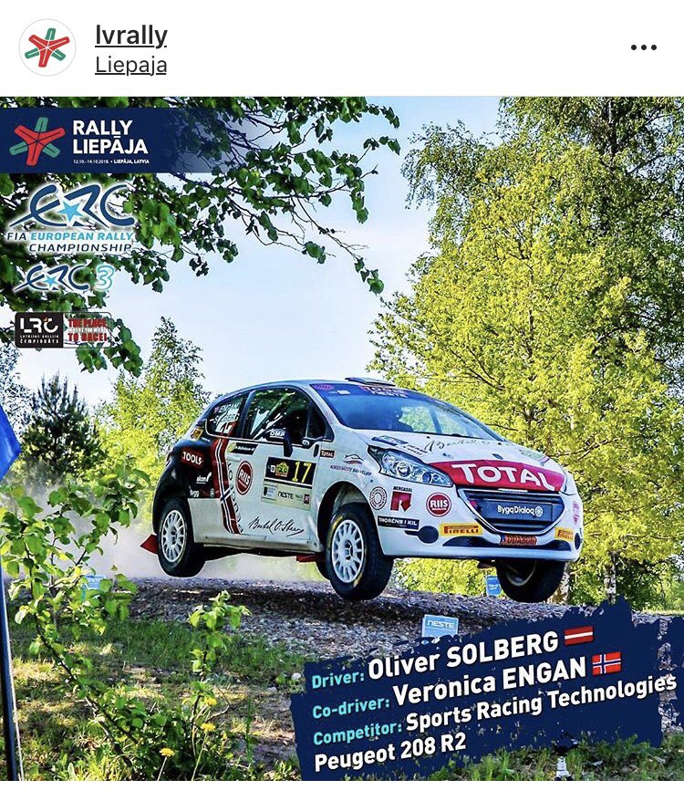 Really looking forward to ERC Rally Liepaja with <a href="/OliverSolberg01/">Oliver Solberg 🍩</a> next week!!😀
Repost <a href="/LVRally/">Tet Rally Latvia</a> 📸:
・・・
Ready, steady, publish!🚥
#ThisRallyRocks | #GotTalentProveIt | #Liepaja #LVrally | 🔜 #121314OCT