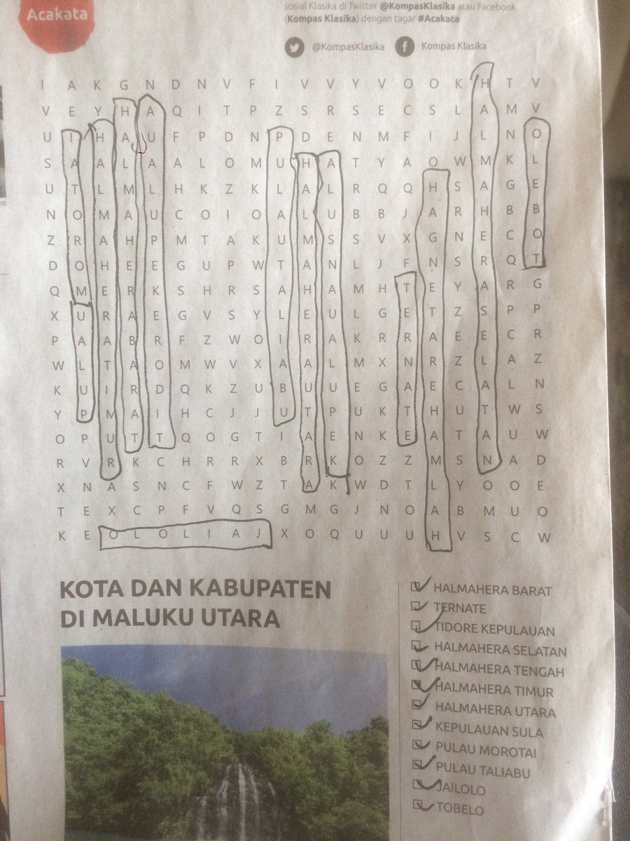 pancatriputra's tweet photo. @KompasKlasika 
#Acakata https://t.co/xPy0RmzYTs