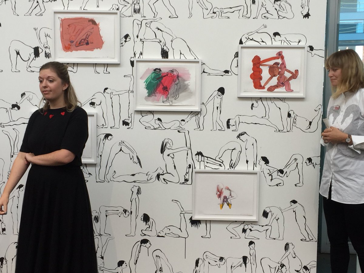 mkartscentre's tweet photo. Thank you @JerwoodSpace for a bright morning tour of #Survey feat. The brilliance which is @emma_cousin @LindseyMendick #MillyPeck and more! Top go see this #friezeweek https://t.co/S5woMDQfU4