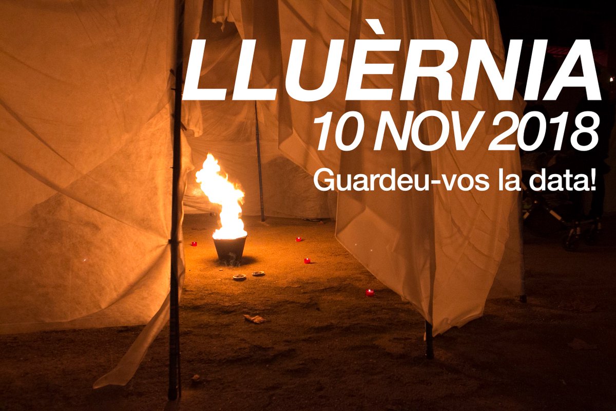 Torna Lluèrnia a #Olot!
La nit del 10 de novembre la ciutat s'encendrà amb una seixantena d'instal·lacions de foc i llum. Us hi esperem!💡