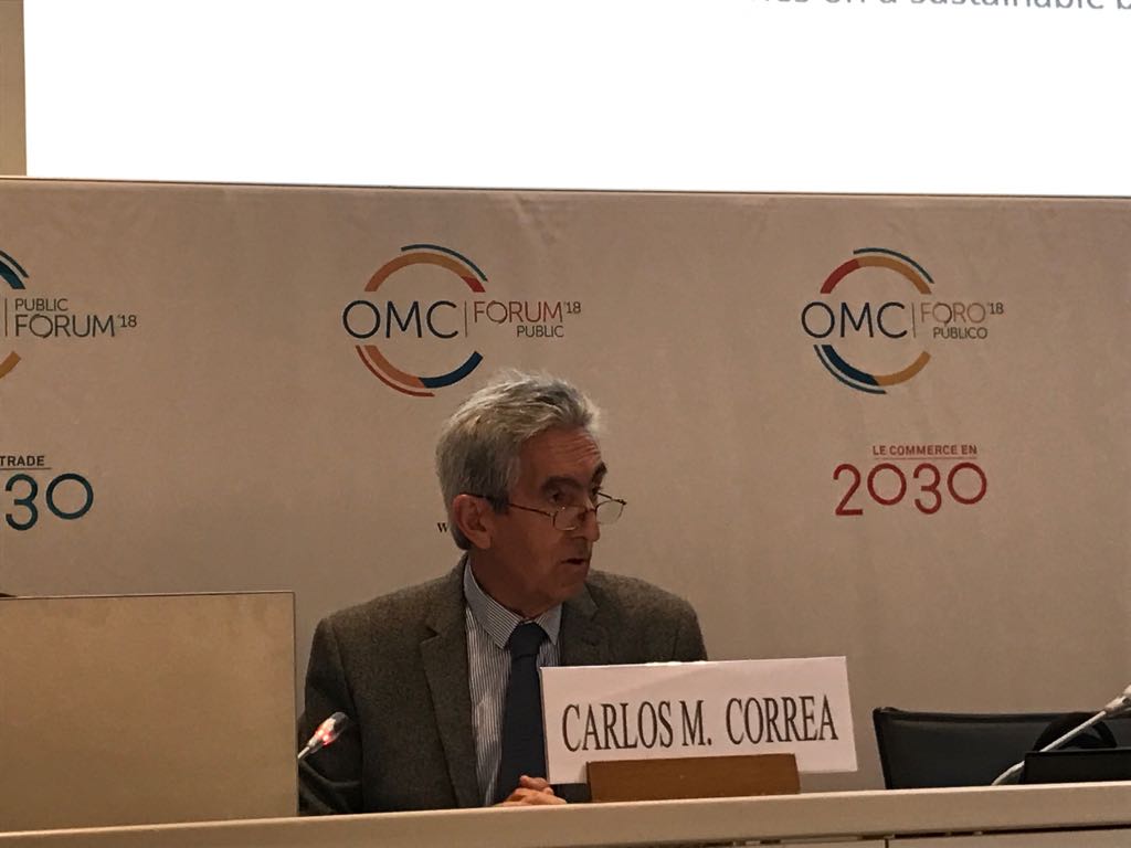 South_Centre's tweet photo. Exec. Dir. Carlos Correa notes that developing &amp; developed countries have used in many circumstances #compulsorylicenses to address market distortions &amp; improve #accesstomedicines, &amp; use of #TRIPSflexibilities is not only a right but duty of States to realize the right to #health https://t.co/Hs6q6nqwhI