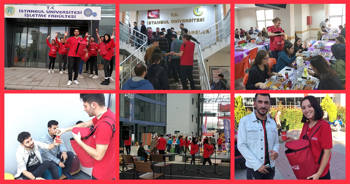 slmdimi's tweet photo. Coca-Cola ile keyifli yolculuğumuz devam ediyor✌️ İstanbul Üniversitesi ve Osmangazi Üniversitesi'nde keyifli aktiviteler ve tadımlar ile bir günü daha geride bıraktık! #CocaColaKampüste #dimi #CocaColaTürkiye https://t.co/CCJvBbD7pT
