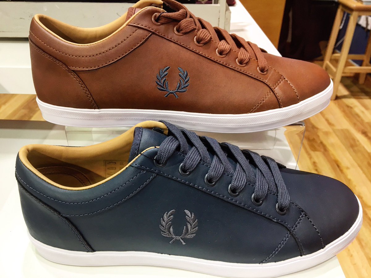 fred perry baseline leather