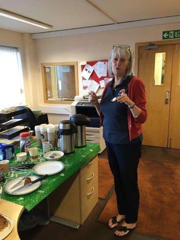 Our Elgin branch all set for their @macmillancoffee morning on Friday. They all had an amazing day,  final total still to come.