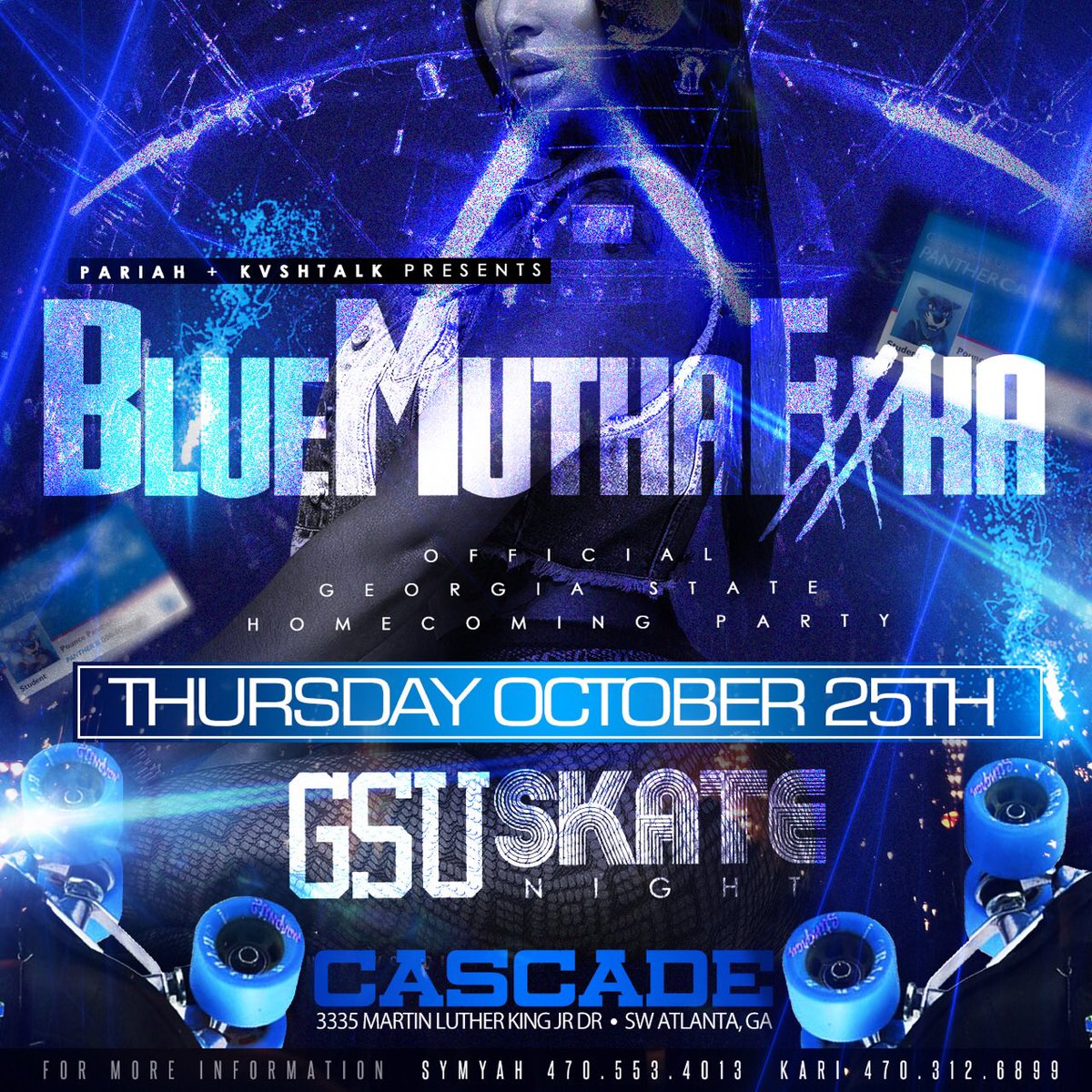 1ballouttt's tweet photo. GSU HOMECOMINGโก๏ธ
#KVSHTALK & #PARIAH Presents...
1st ever #GSUSkateParty ๐ https://t.co/Zsakge2tPk