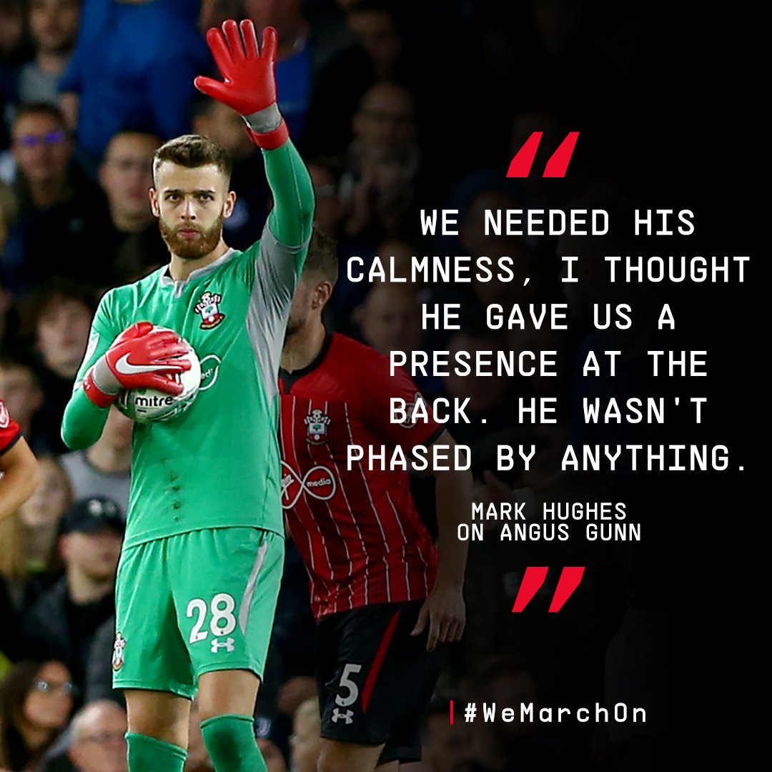 Impressed by <a href="/AngusGunn01/">Angus Gunn</a>'s display last night, #SaintsFC fans? 👏
