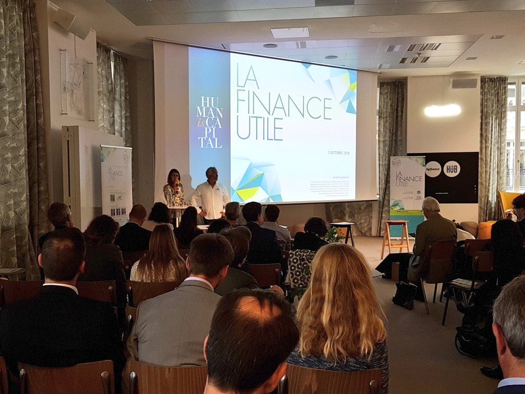 Bienvenu à la conférence #FinanceUtile de Sycomore AM, dans le cadre de la semaine de la #FinanceResponsable @FIR_FrenchSIF au @BpifranceHub #ExigezISR. Au programme : intervention de <a href="/YBourgnon/">Yvan Bourgnon</a> de <a href="/Seacleaners/">SEA CLEANERS</a> et présentation de notre démarche responsable et de nos 4 fonds #ISR.