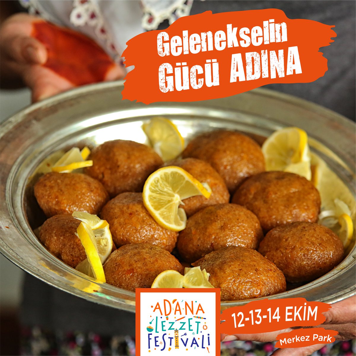 Kınalı Eller lezzeti Adana Lezzet Festivali'nde. 12-13-14 Ekim'de siz de gelin, gelenekselin gücü ile tanışın.
<a href="/kinaliellerim/">Kınalı Eller Kadın Hareketi</a> #adana #lezzetfestivali #geleneksellezzet #içliköfte #mantı #sıkma #analıkızlı #sarımsaklıköfte #merkezpark