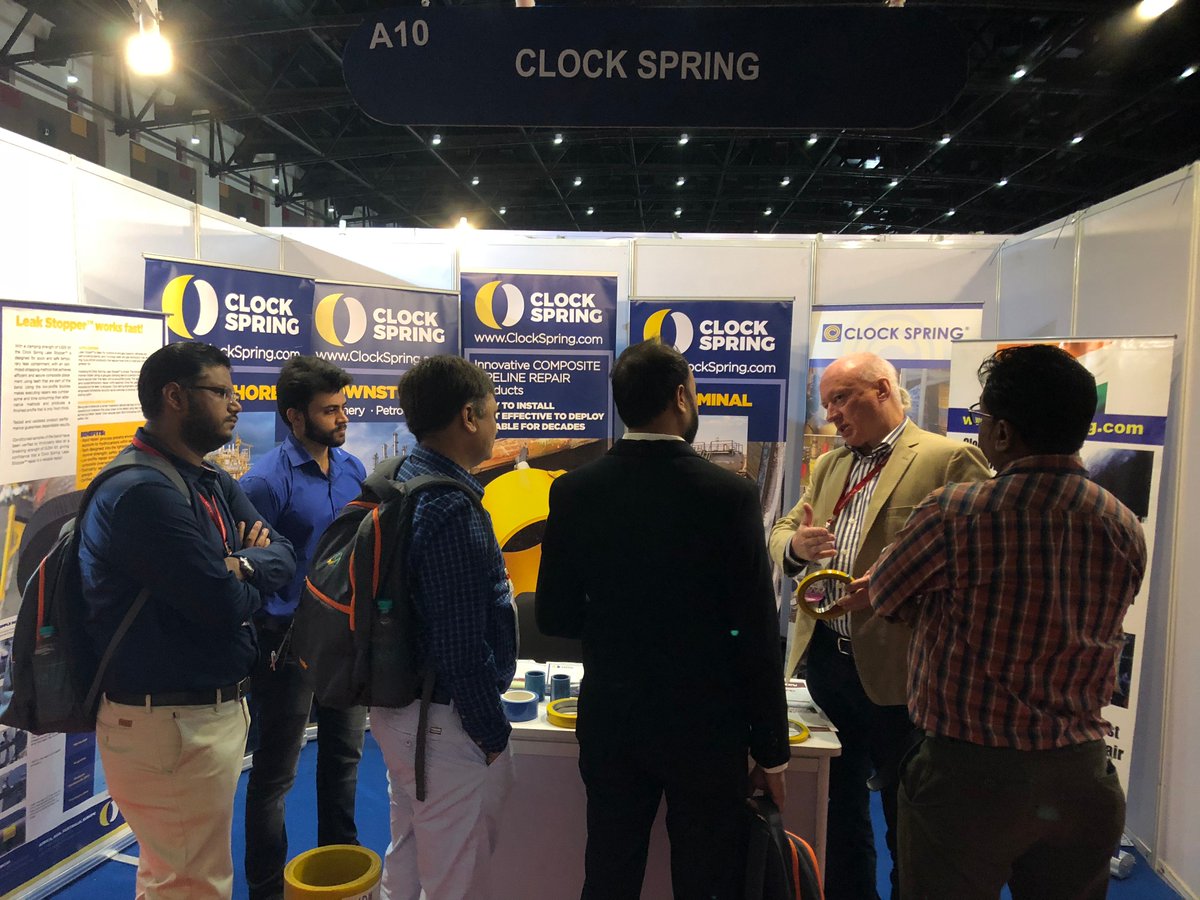 CSNRIComposites's tweet image. Clock Spring Executive Vice President Andrew Patrick talks to local distributors from Allied Engineers at Clock Spring stand A-10 at CORCON about solutions for critical infrastructure maintenance and repair.

clockspring.com/authorized-dis…

#ClockSpringInc #Corcon #PipelineRepair #Nace