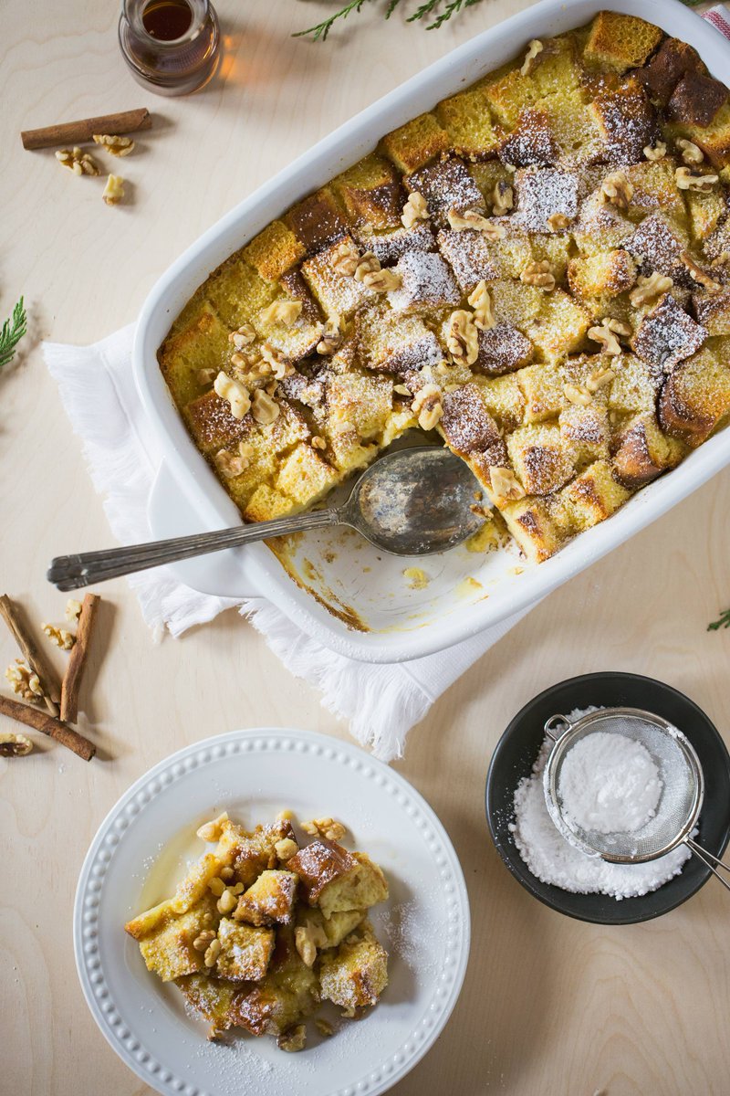 Did you know Friday October 12th is #WorldEggDay? I can't think of a better way to celebrate the delicious &amp; nutritious egg (and the farmers who produce them) than with this ahhh-mazing Eggnog Bread Pudding! #OntAgWeek #ThankAFarmer bit.ly/EggNogBreadPud…
