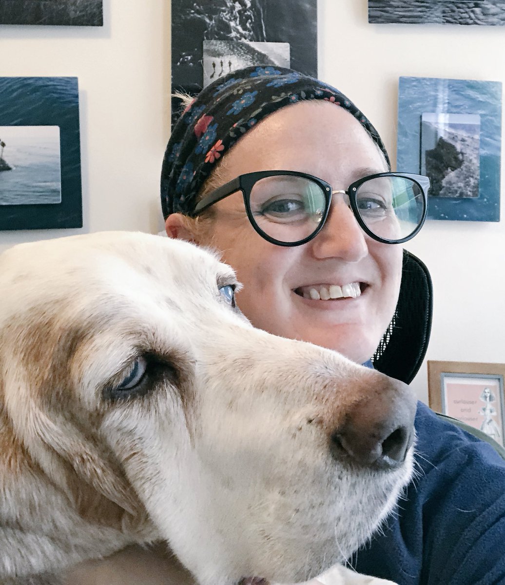 k_westphaln's tweet photo. #WednesdayWellness = #HugAHound!  #PhDLife https://t.co/o8csnMAEZa