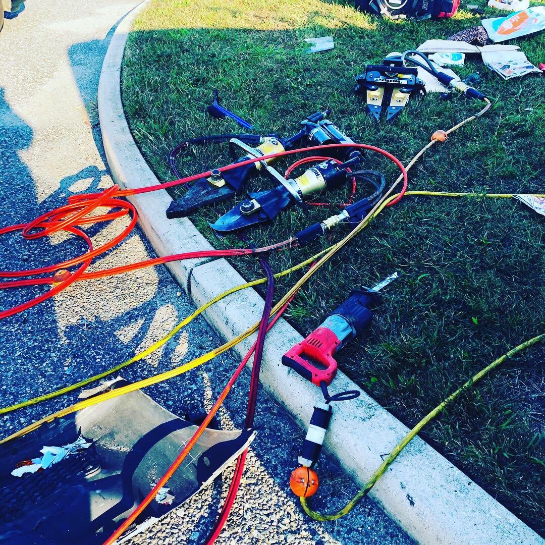 Tough extrication this am. Great job by everyone involved.