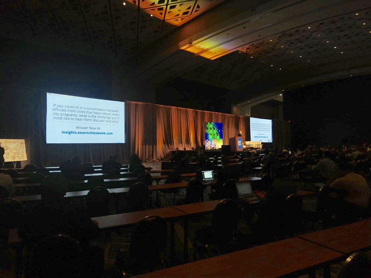 "If you could sit in a conversation between officials from #cities that have robust #smartcity programs, what is the challenge you'd most like to hear the discuss? and why?" 

#SmartCitiesWeek uses our software to consult with attendees 👉insights.smartcitiesweek.com