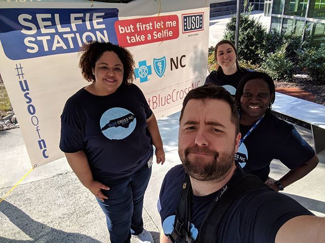 kmogriff's tweet photo. #LifeatBlueCrossNC. shooting the USO Bike Build today with @bluecrossnc. Lots of bikes, lots of smiles. .
. .
#bikebuild #uso #charity #photo #photography #canon #rapidstrap #funtimes https://t.co/QZWrBmXPKj https://t.co/vgTBiCJyId