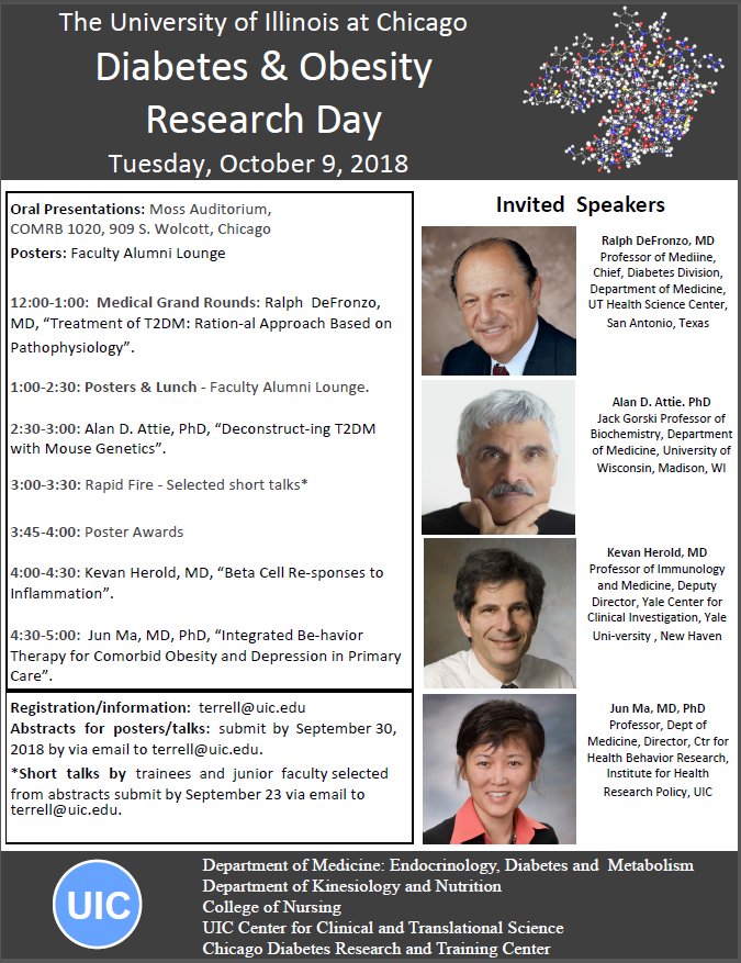 UICDom's tweet photo. Attend the UIC's Diabetes & Obesity Research day on 9th of this month
#UIC #UICDOM https://t.co/NOf7ijYPfC