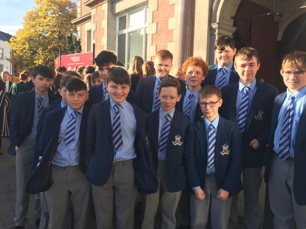 st_colmans's tweet photo. Year 10 students attended the #dayofambition18 hosted by @innovationnation and had a super fun day! 🔵⚪️ https://t.co/V4IyiGH946