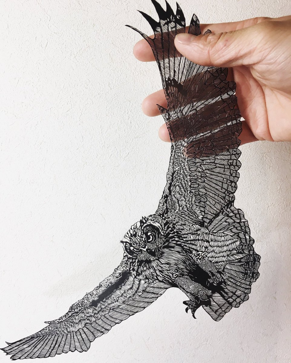 ToRe:e トリエ @切り絵 on X: 