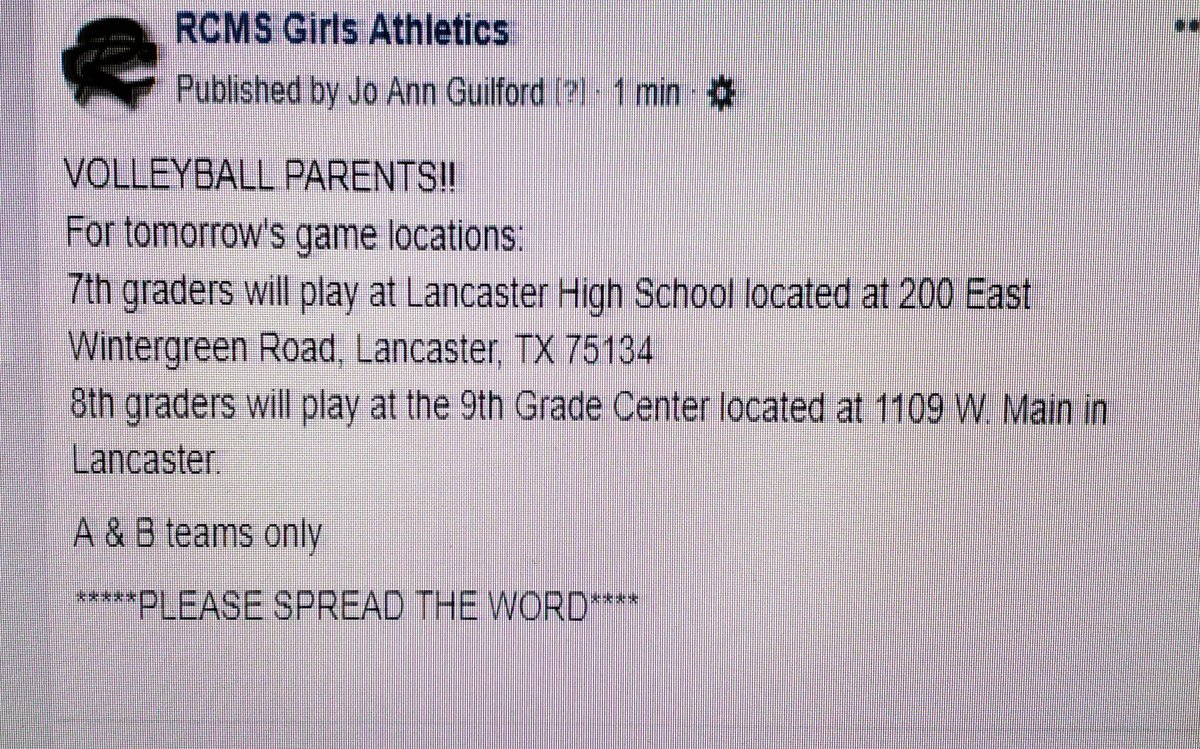 RCMSLadyDogs's tweet photo. @RCMSbulldogs https://t.co/RSucJiRWep