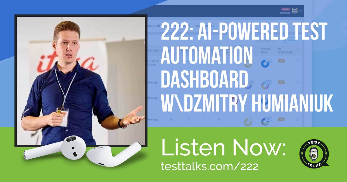 joecolantonio's tweet photo. Machine learning to automatically analyze your flaky #automationtests check out \@ReportPortal_io Listen now https://t.co/DDR62CRMSi https://t.co/rmP8RHrH0G
