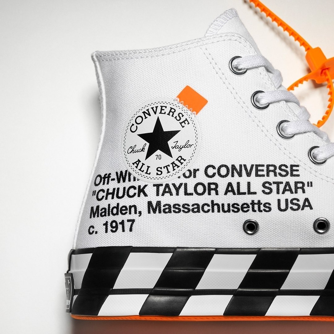 converse chuck taylor off white raffle