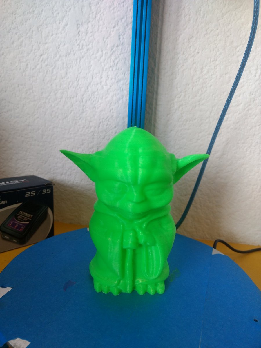 Raspiboy's tweet photo. #make #3dprinter #yoda #mgiraffe https://t.co/zkcTn4xpfE