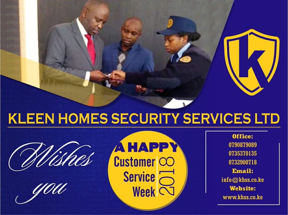 KHSS_Security's tweet photo. Always give your customers more than what they expect to get.

Happy Customer Service Week from @KHSS_Security  #happycustomerserviceweek https://t.co/N7zmdOl76o