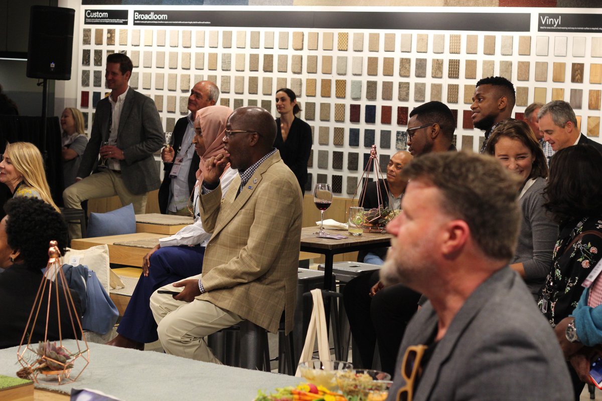 EnelXSA's tweet photo. We are committed to the #RacetoZero! At today's @GBCSA Green Building Council Leaders Networking Lunch. Thanks to @GBCSA  #Paul Hauwken and @Belgotex #EnelX https://t.co/dyTldULRsC