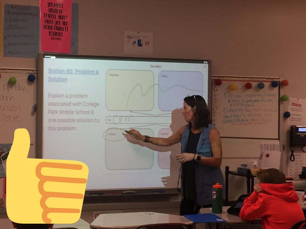 cpmiddle's tweet photo. Owens giving her Ss choices on problems & solutions project. Awesome creativity. #4csbcsd @cpmiddle @dstrickl1 #squiresquad https://t.co/biLEBeYrVs