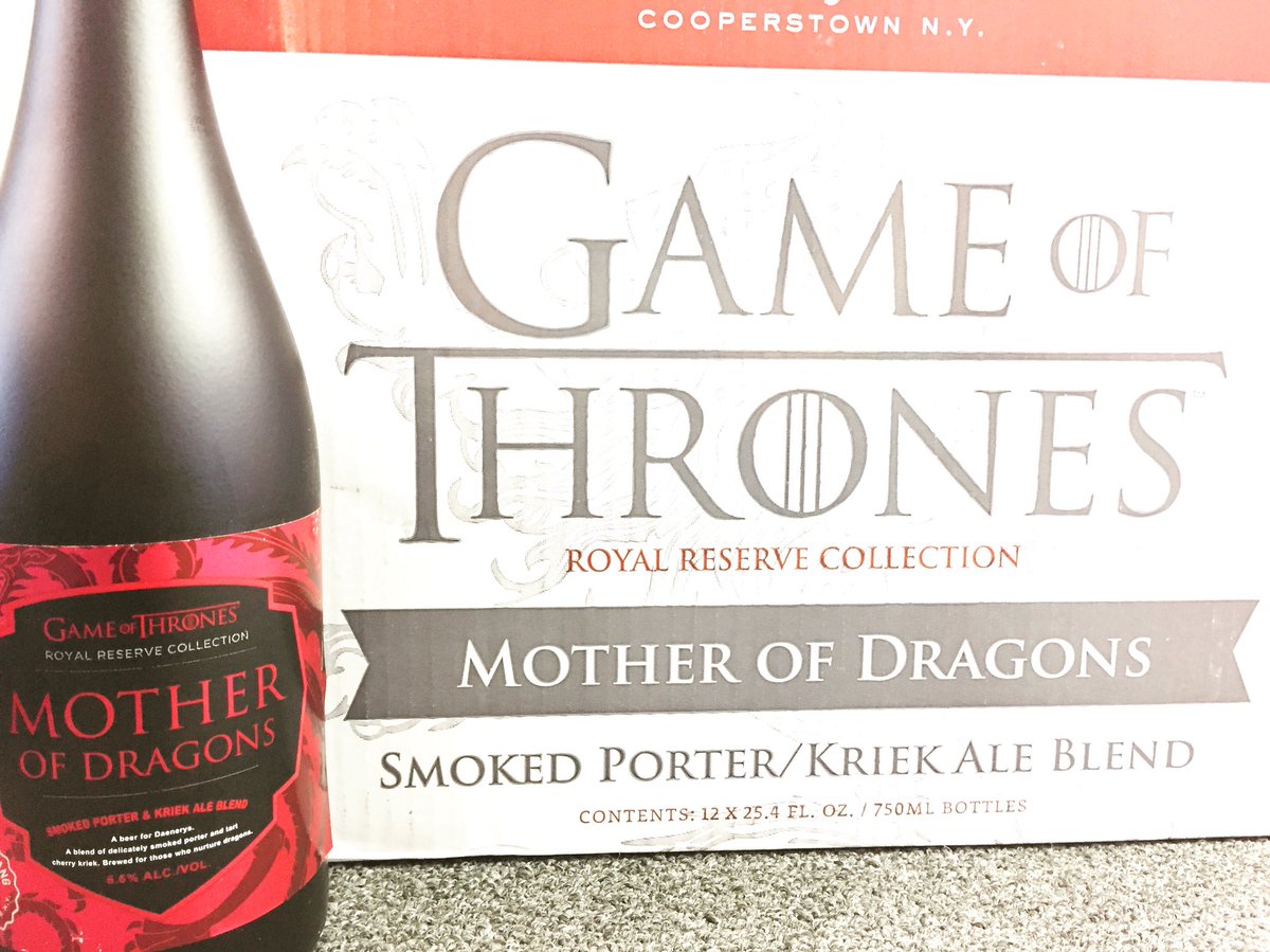 thepackienh's tweet photo. Going through #gameofthrones withdrawals? We’ve got your fix to get you to season 8
.
.
.
#thepackienh #manchesternh #got #motherofdragons #breweryommegang #kriek #smokedporter #gotwithdrawal #newrelease #newbeer https://t.co/KE4eCKqfT0