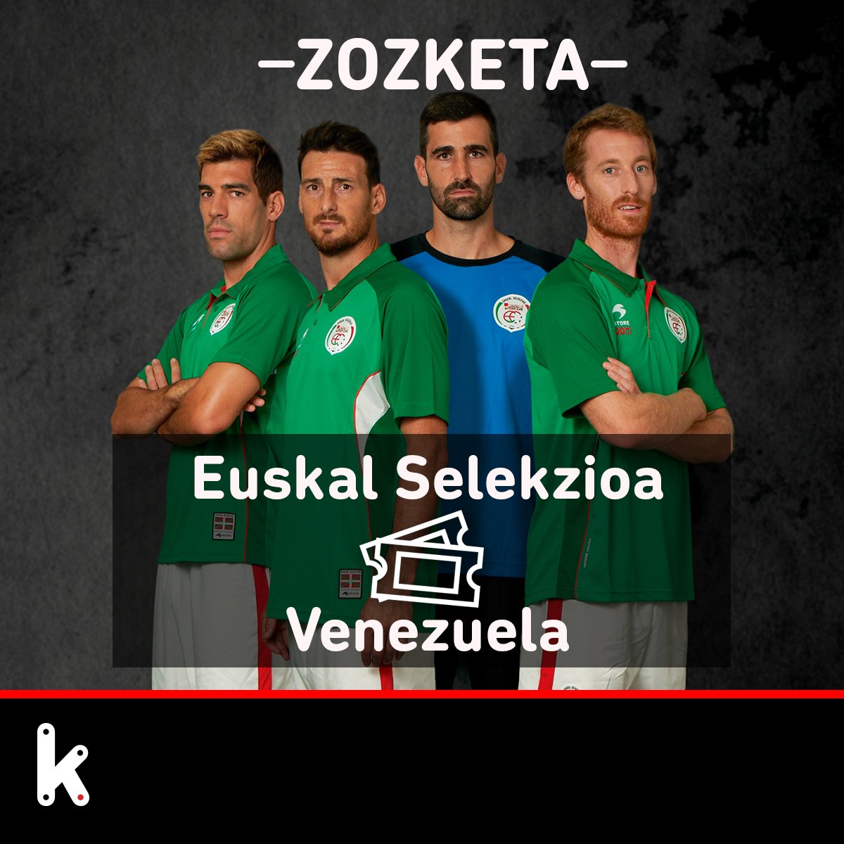 Kutxabank's tweet photo. 📣 Euskal Selekzioa eta Venezuelaren arteko partidararen sarreren zozketa! 😉 Parte hartu nahi baduzu 👇
⚽️ Egin @Kutxabank -en jarraitzaile Twitter-en
⚽️ Eman ❤️ eta egiozu RT tweet honi
📝 https://t.co/j0K2dM8ayM https://t.co/cZC0yasj32