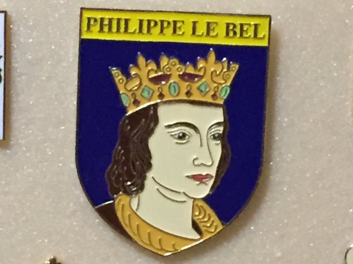 各国の王侯情報紹介 今こそ フランスから輸入してきた フィリップ4世端麗王のバッジを掲げ 我々はもうカノッサには戻らない アンチ キリストが行くのはアナーニだという意思を示そう 神の恩寵あれ