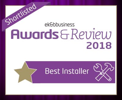 HirstDave's tweet photo. We are pleased to announce we have made the shortlist for the best installer 2018 #ekbbusiness #bikbbi #installer #awards https://t.co/YQnF45eYLy