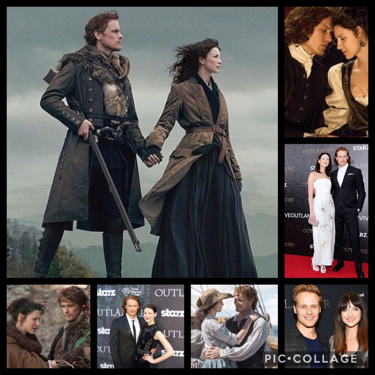 Angela1303's tweet photo. Seasons come &amp; seasons go but one thing remains constant - @SamHeughan &amp; @caitrionambalfe are one of the best partnerships on a TV series as our Jamie &amp; Claire 👌❤️
#TheBingeworthyshow #Outlander #PCAs 
Please RT to vote https://t.co/hSAJnmitAS