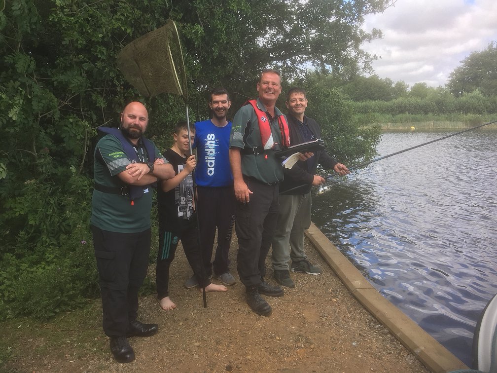 EnvAgencyAnglia's tweet photo. We always strive for excellent #customerservice and that includes our relationship with anglers. From providing advice to fisheries to checking fishing licences, we want to give you value for money #fishinglicence #NCSW18 Buy yours here https://t.co/EL8RJbio0s #anglers #gofishing https://t.co/1LPgW5r3w6
