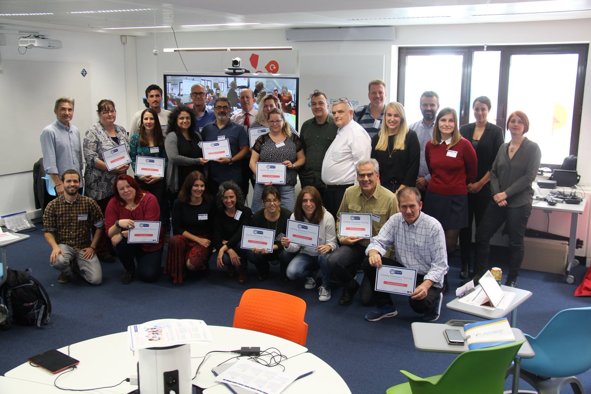 eu_schoolnet's tweet photo. It's a wrap! Congratulations to our #eSafetylabel+ Ambassadors, who are now set to become #eSafetyLabel+ Champions after their #eSLtraining!
PS:There's more coming 👉we've also been busy filming 📽️, so stay tuned: https://t.co/exLkmGHl6y https://t.co/3wNshmr4ws