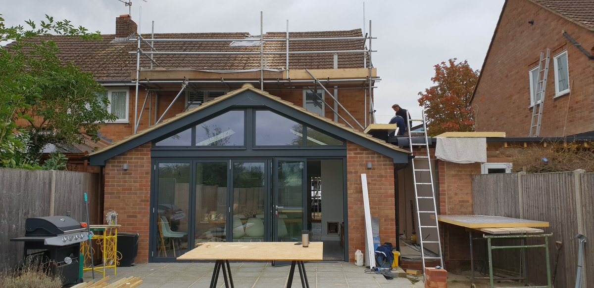 Progress being made on our project in Welwyn which includes a loft conversion and a single storey extension. #construction #detail #builders #loftconversion #extension #home #carpentry #brickbybrick #hertfordshire #essex #london #worklifeweek