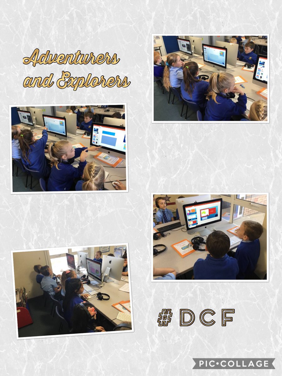 TAMarshfieldPSN's tweet photo. Our impressive PowerPoints linked to our topic ‘adventurers and explorers’. Today we’ve been creating home pages and inserting hyperlinks. How impressive! ✅🖥 https://t.co/CD0MeQOq9t