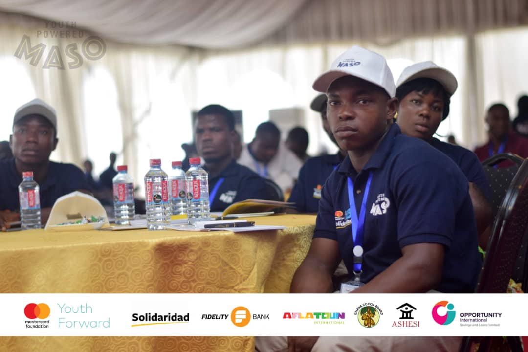 masoghana's tweet photo. Thanks to all the #cocoa  #finance #agribusiness sector participants who attended our maiden #MASOYouth in Cocoa Conference in Kumasi. Your presence made a huge impact on the success of the conference.  #GhanaCocoa @Solidaridad_wa @Aflatoun @ghcocobod @Ashesi https://t.co/Sr9qUfT8nN
