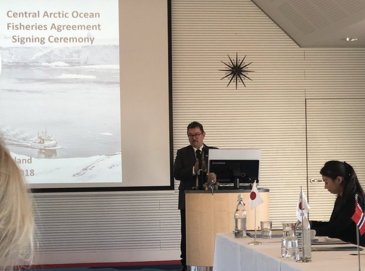 Inuit Circumpolar Council #ICC is thankful for being included in the negotiation process and that #Indigenous knowledge is recognised in the #arctic #fisheries agreement being signed in #Greenland today