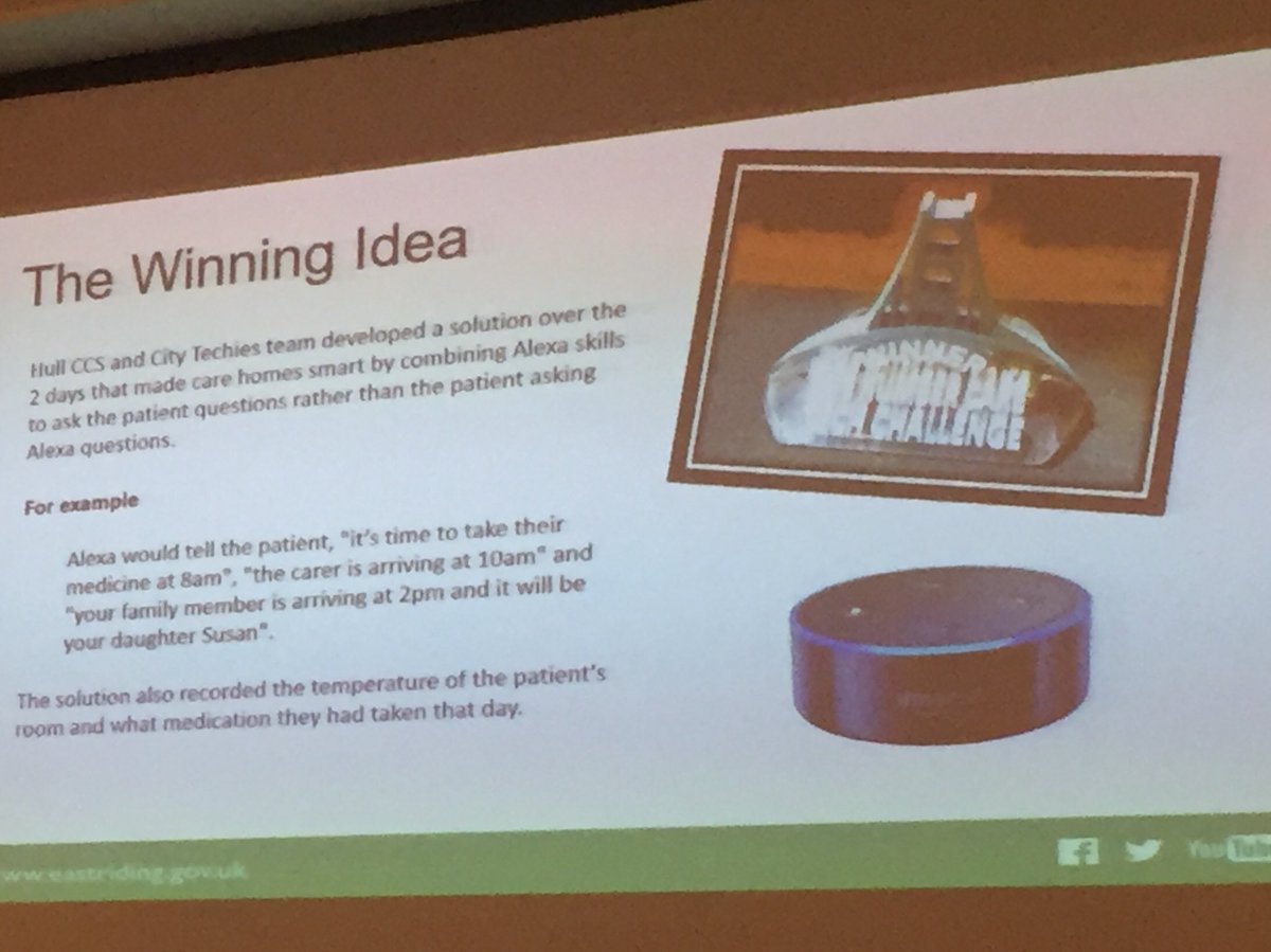 suzanneccash's tweet image. Listening to the great work being done in East Riding of Yorkshire Council using TEC to support people with care needs #localgovsf @LocalGovForum @TSAVoice