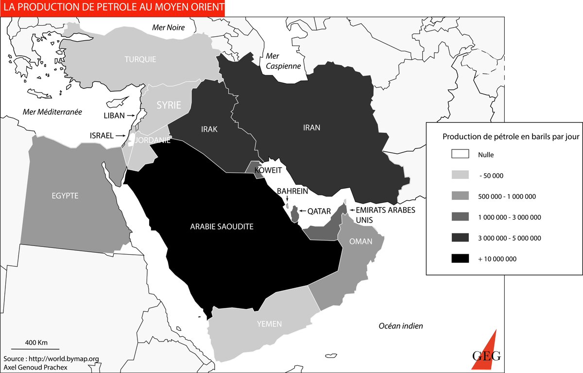 [Lettre du lundi] L'Arabie saoudite a ignoré les demandes de l'administration Trump de baisser le prix mondial du pétrole brut afin d'affaiblir l'Iran <a href="/GiuseppeDentice/">Giuseppe Dentice</a> 
En carte la production de pétrole des pays du Moyen-Orient par <a href="/GenoudAxel/">GP Axel</a> Abonnez-vous lldl.eu/fr/home/