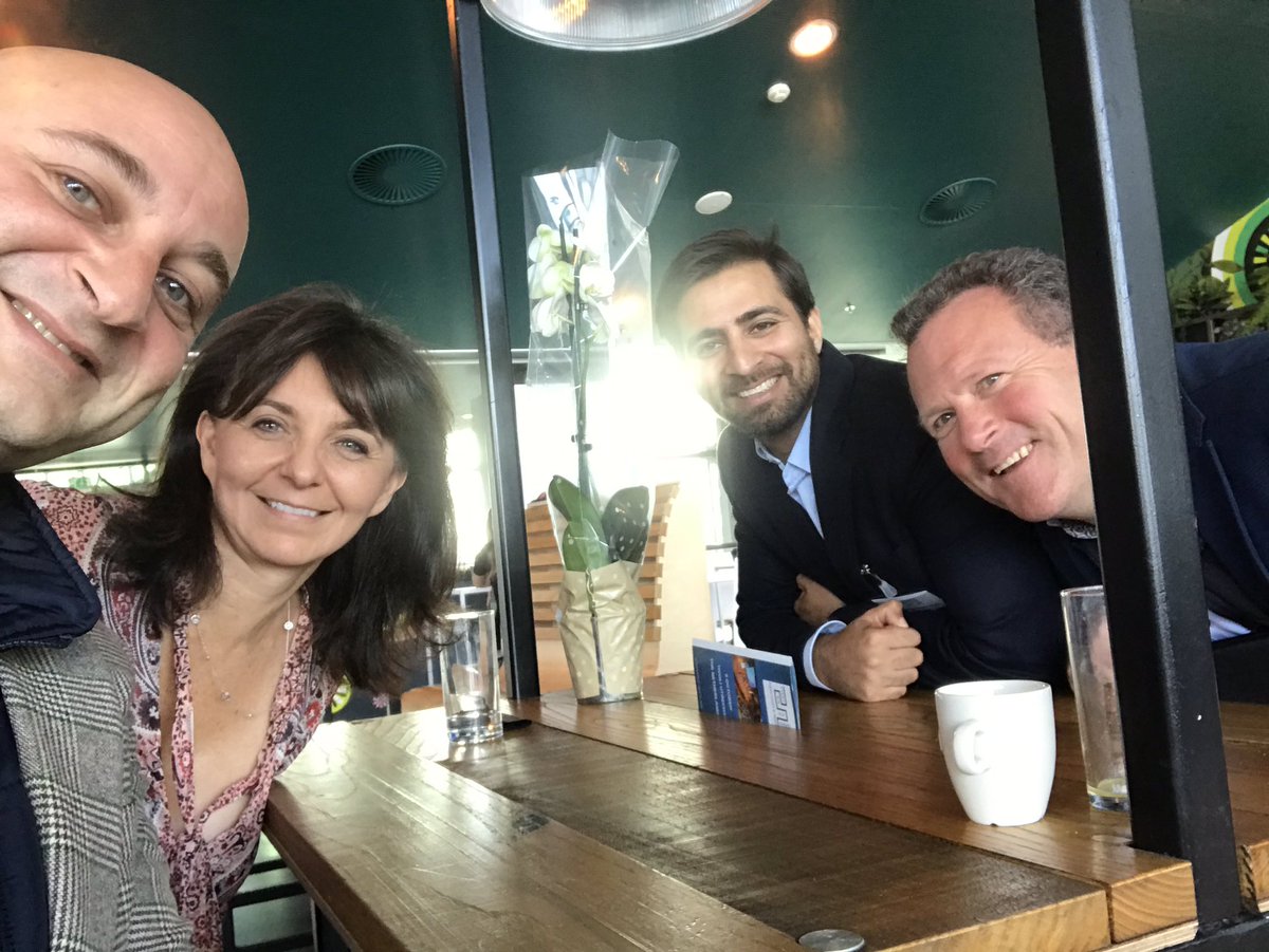 HealthEugene's tweet photo. Solving some of the worlds problems (not all) with this braintrust @CleverThought @Steve_Seuntjens & Akshat @rockstart #SF_Health #G4A #digitalhealth hint: solution = #nurses :) https://t.co/fcIes2kFKS