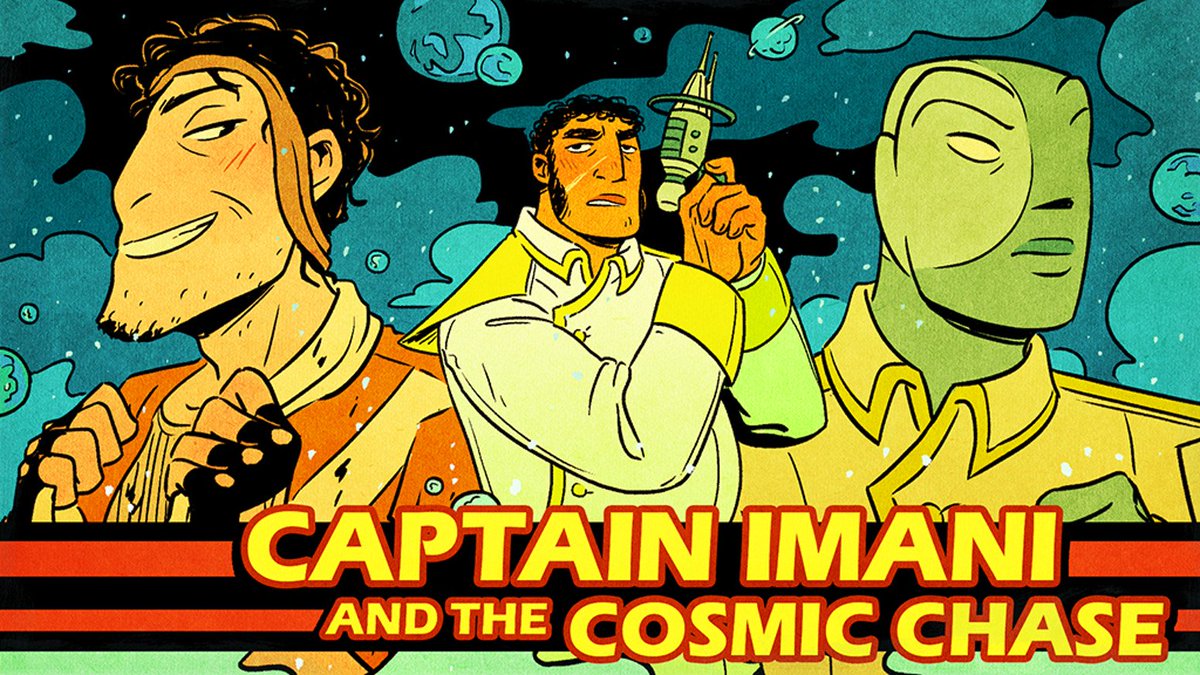 BBR_Podcast's tweet photo. You know what time it is. Let's do another #recrun for #ncbd! First is Jade's recommendation: Captain Imani and the Cosmic Chase by @alexassanart & @linkeepsitreal.
3 adventures see Captain Imani playing a sexy game of cat and mouse across space with the scoundrel Laserboots! https://t.co/4OkjkhKg3g