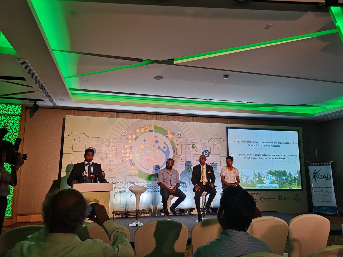 banuathuraliya's tweet photo. #GamataTechnology Press conference now happening at @HiltonHotels Colombo Residences #LKA https://t.co/xgV2X6snkd