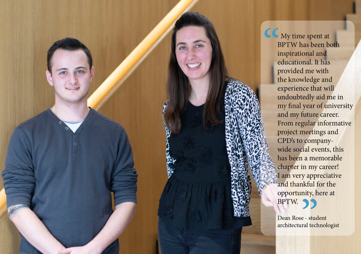 A lovely testimonial from our student architectural technologist, Dean Rose, who we have supported over the last four months of work experience. Mentored by associate Roisin Chatháin, Dean has returned to the University of East London to continue his education.