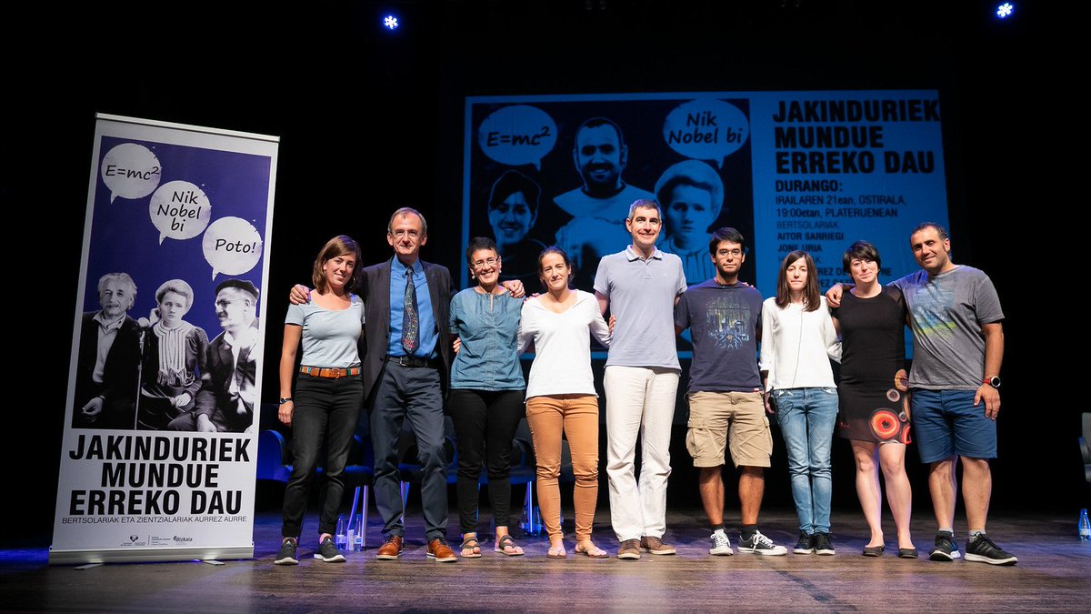 Zientzia's tweet photo. "Zientziak Bizkaia konkistatu du: 9.000 pertsonak parte hartu dute Bizkaia #Zientzia Plaza zientzia-hamabostaldian" / "La ciencia conquista Bizkaia: 9.000 personas han participado en la quincena científica Bizkaia #Zientzia Plaza" https://t.co/YWPmXNZHuH #BZP18 https://t.co/zUkMXhYqJl