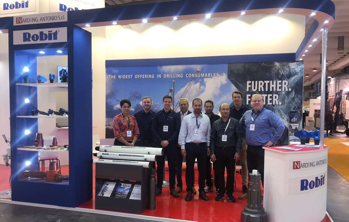 robitgroup's tweet photo. #Robit team at Geofluid 2018 welcomes You to visit our booth in Pavillion 1, stand #128 at Geofluid , 3-6 Oct in Italy, Piacenza! https://t.co/vTilxMf2Sl #Geofluid2018 #drilling #foundations https://t.co/7uI4nN1rQL
