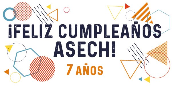 ASECH_ag's tweet photo. ¡Estamos de cumpleaños! 🎉 La Asech hoy celebra 7 años potenciando y defendiendo el emprendimiento en Chile 🇨🇱 Estamos muy orgullosos de lo que hemos construido junto a nuestros socios y seguiremos trabajando por los emprendedores del país 💪 #7AñosAsech https://t.co/P1TvjOKHdQ