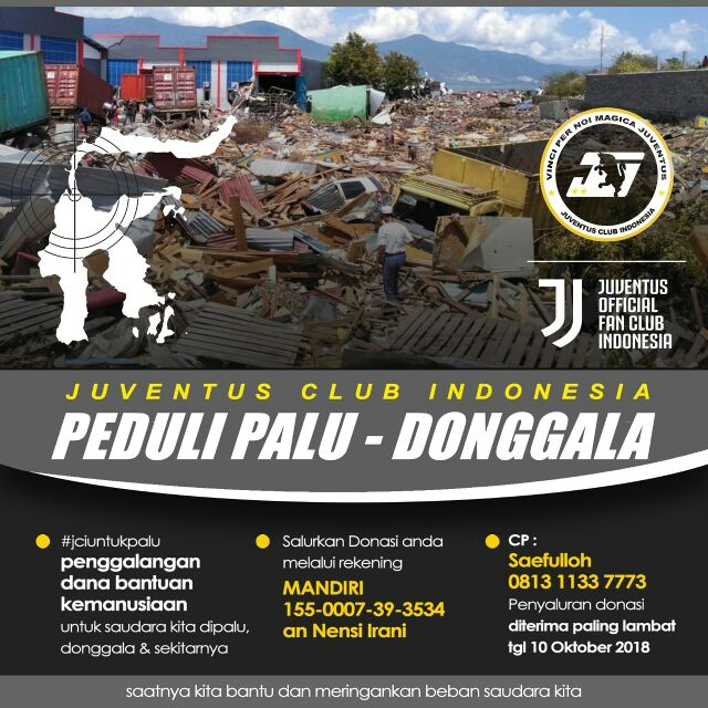 Mari bantu saudara saudara kita di yg ada di Palu &amp; Donggala. 

#jciuntukpalu